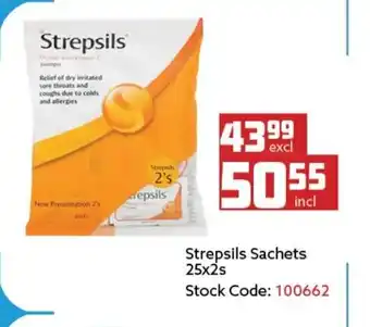 Africa Cash and Carry Strepsils Sachets 25x2s offer