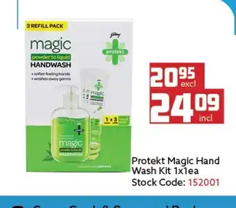 Protekt Magic Hand Wash Kit 1x1ea