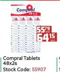 Africa Cash and Carry Compral Tablets 48x2s offer