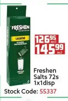 Africa Cash and Carry Freshen Salts 72s 1x1disp offer