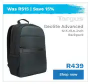 First Shop Targus Geolite Advanced 12.5-15.6 Inch Backpack offer