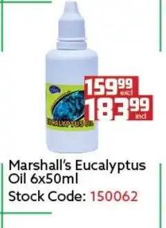 Africa Cash and Carry Marshall's Eucalyptus Oil 6x50ml offer