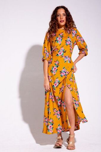 Rage Open back midi dress offer