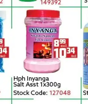 Africa Cash and Carry Hph Inyaga Salt Asst 1x300g offer
