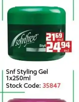 Africa Cash and Carry Snf Styling Gel 1x250ml offer