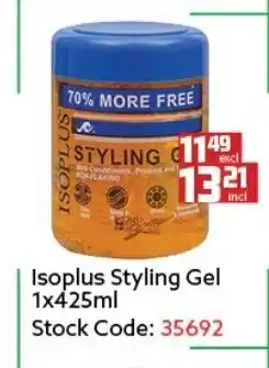 Africa Cash and Carry Isoplus Styling Gel 1x425ml offer