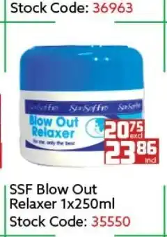 Africa Cash and Carry SSF Blow Out Relaxer 1x250ml offer