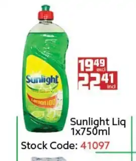 Africa Cash and Carry Sunlight Liquid 1x750ml offer