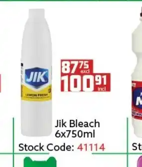 Africa Cash and Carry Jik Bleach 6x750ml offer