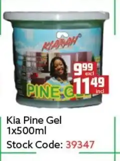 Africa Cash and Carry Kia Pine Gel 1x500ml offer