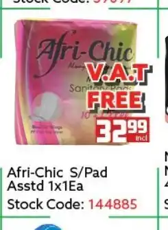 Afri-Chic S/Pad Asstd 1x1Ea