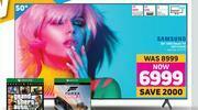 Game Samsung 50" UHD Smart TV 50TU7000 offer