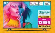 Game Hisense 70" UHD Smart TV offer