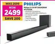 Game Philips 2.1 CH BT Soundbar HTL1520B offer