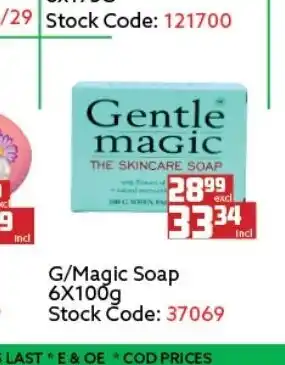 Africa Cash and Carry G/Magic Soap 6x100g offer
