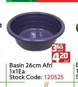 Africa Cash and Carry Basin 26cm Afri 1x1 ea offer