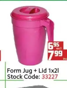 Form Jug + Lid 1x2L
