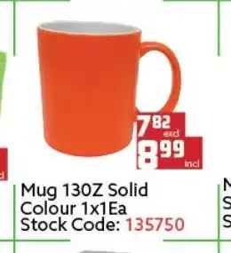 Africa Cash and Carry Mug 130Z Solid Colour 1x1ea offer