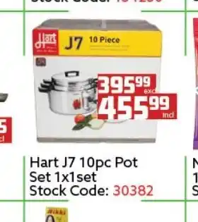 Africa Cash and Carry Hart J7 10Pc Pot Set 1x1set offer