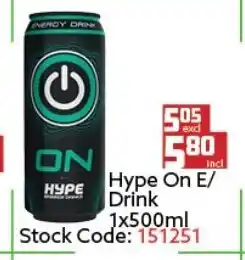 HYpe On E/Drink 1x500ml