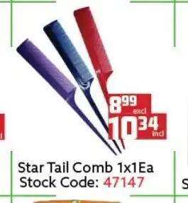 Africa Cash and Carry Star Tail Comb 1x1ea offer