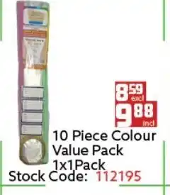 10 Piece Colour Value Pack 1x1 Pack