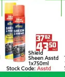 Africa Cash and Carry Shield Sheen Asstd 1x750ml offer