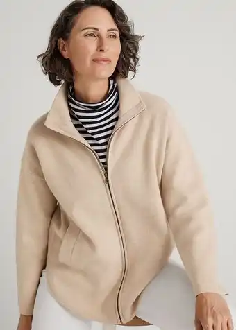 Woolworths Double knit zip through jacket offer