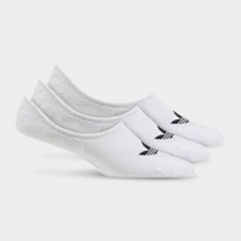 Sportscene Adidas originals low cut 3-pack white socks offer