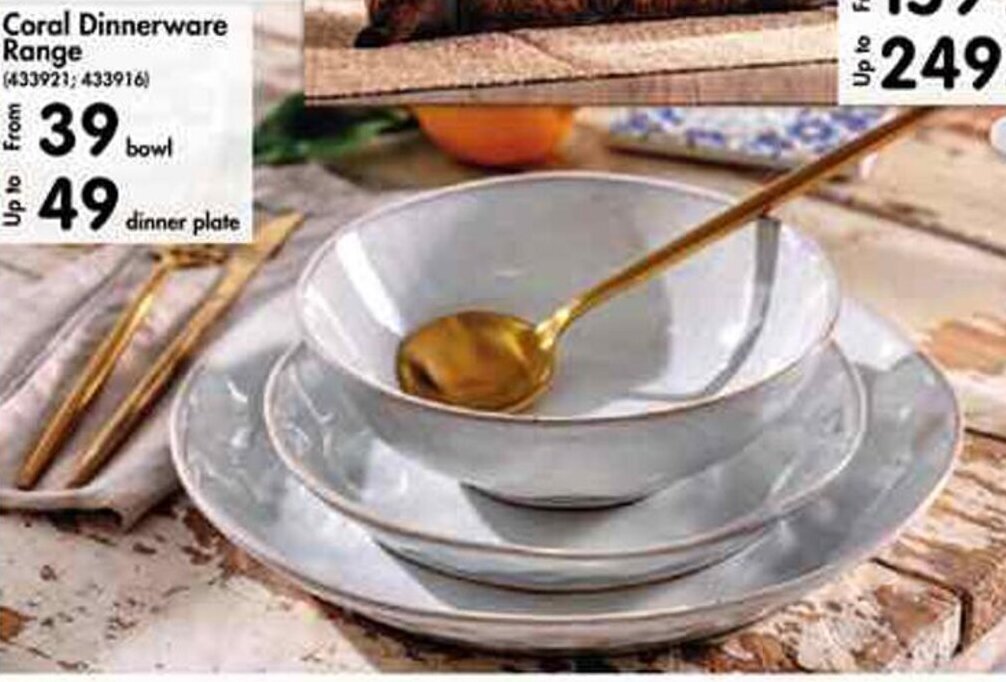 Coral Dinnerware Range Bowl offer at Makro