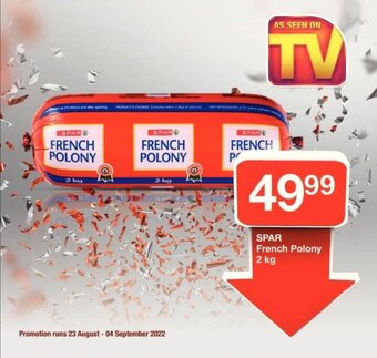 Spar Spar French Polony 2kg offer