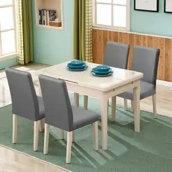 6x elasticated dining chair slipcovers