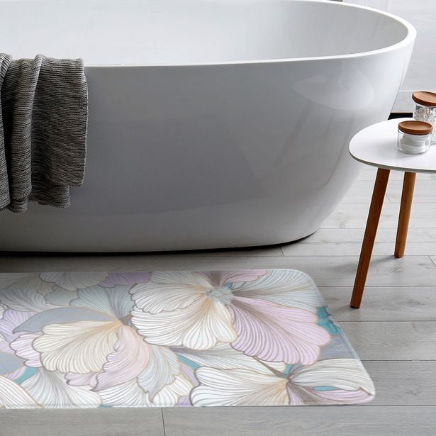 Printed memory foam bath mat offer at OneDayOnly