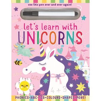 Lets learn with unicorns activity book