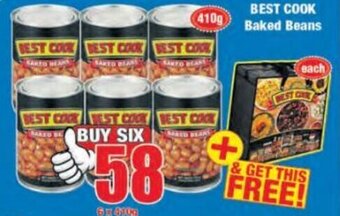 Boxer Best Cook Baked Beans 6 x 410g offer