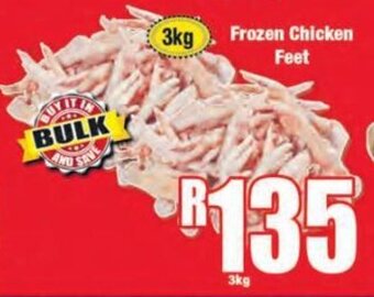 Boxer Frozen Chicken Feet 3kg offer