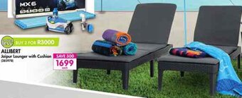 Makro Allibert Jaipur Lounger with Cushion offer