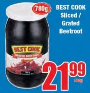 Boxer Best Cook Sliced / Grated Beetroot 780g offer