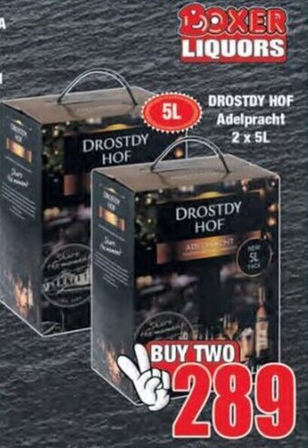 Boxer Drostdy Hof Adelpracht 2 x 5L offer