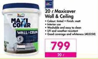 Makro Maxicover Wall & Ceiling 20L offer