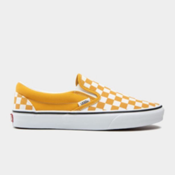 Vans men's slipon yellow sneaker offer at Sportscene
