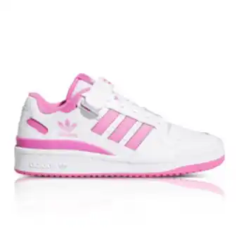 Sportscene Adidas originals junior forum low white/pink sneaker offer