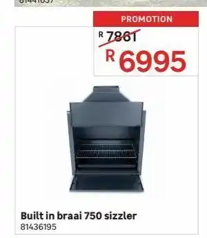 Leroy Merlin Built in braai 750 sizzler offer