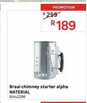 Leroy Merlin Braai chimney starter alpha naterial offer