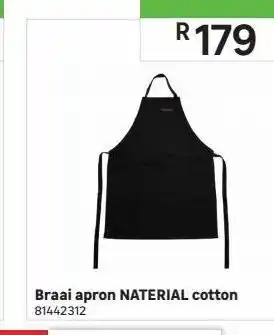 Leroy Merlin Braai apron naterial cotton offer