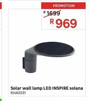 Leroy Merlin Solar wall lamp led inspire solana offer