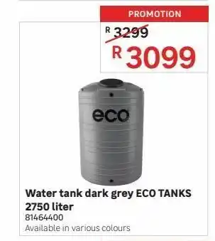 Leroy Merlin Water tank dark grey eco tanks 2750 liter offer