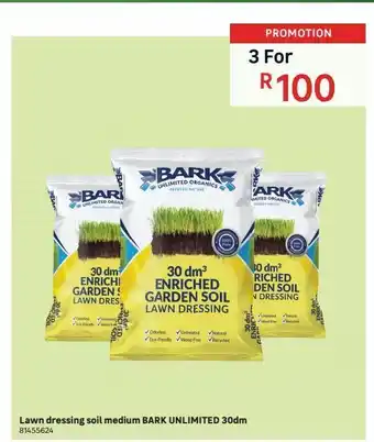Lawn dressing soil medium bark unlimited 30dm