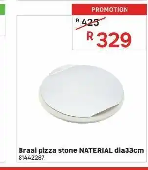 Leroy Merlin Braai pizza stone naterial dia33cm offer