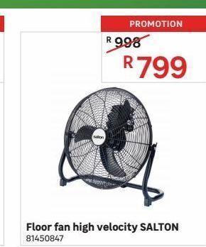 Floor fan high velocity salton